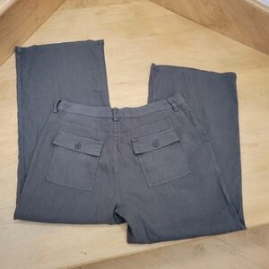 KUT 10p Linen Gray Casual Pants